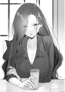 下班回家，单身美女上司对我有事相求 插画 2