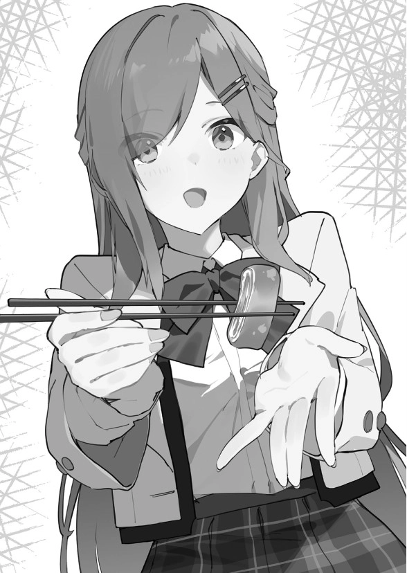 邻座的高岭之花似乎是我前世的妻子。今生好像也超喜欢我 插画 2
