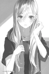 把班上的孤单辣妹带回家改造成清纯美女的故事 插画 1