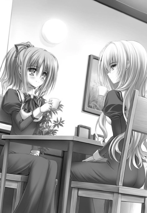 少女爱上姐姐 插画 2