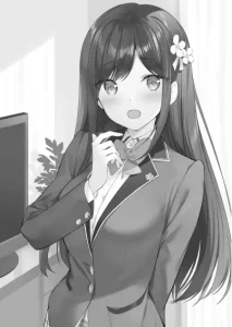 好朋友的妹妹貌似愿意当我官能小说的模特 插画 1