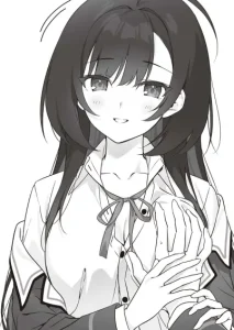 优等生不为人知的一面~与其实是里账号者的邻座美少女二人独处的放学后~ 插画 1