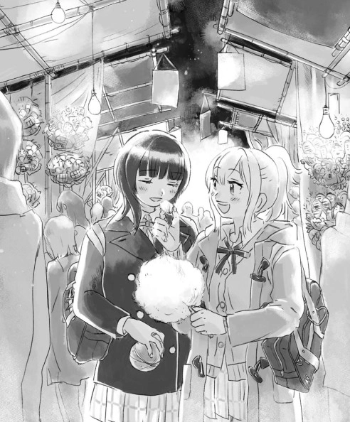 Lovelive! 虹咲学园偶像同好会 红莲的剑姬~Flamesword Princess~ 插画 1