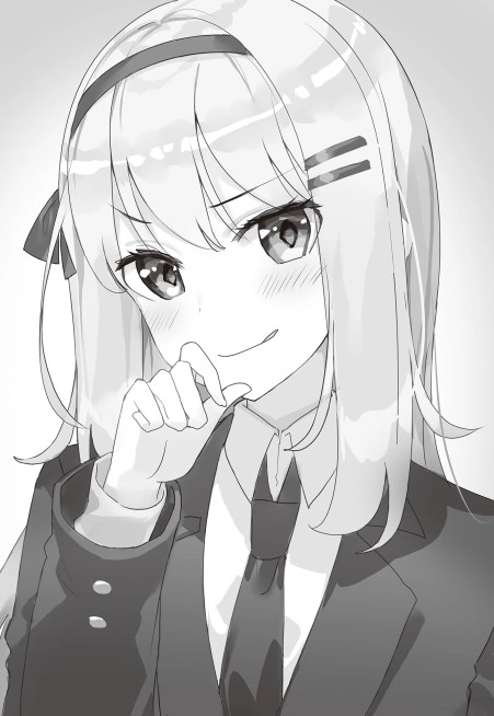 善于观察的我不放过毒舌冷娇美少女任何娇羞之处，向她步步逼近 插画 2