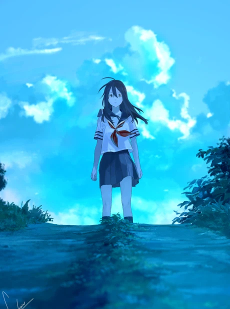 青空与阴天